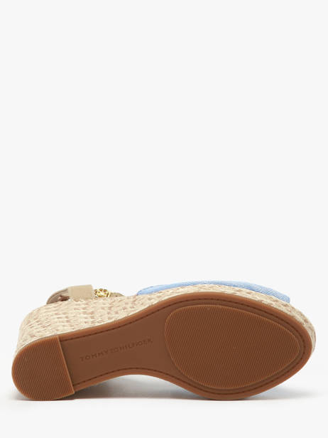 Sandalen Tommy hilfiger Blauw women 8588C30 ander zicht 4